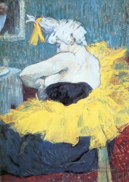  Clown Werke - die Clownesse cha u kao beim Moulin rouge 1895 Toulouse Lautrec Henri de
